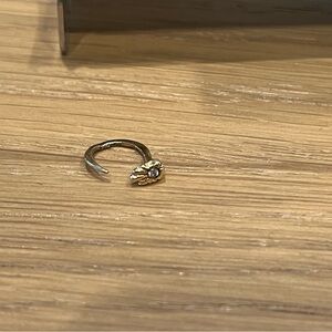 Communion by Joy Smith single huggie earring.